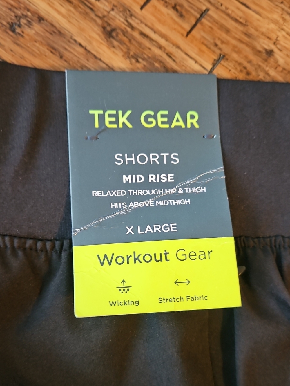 Black Tek Gear Shorts XL Midrise - Picture 2 of 6